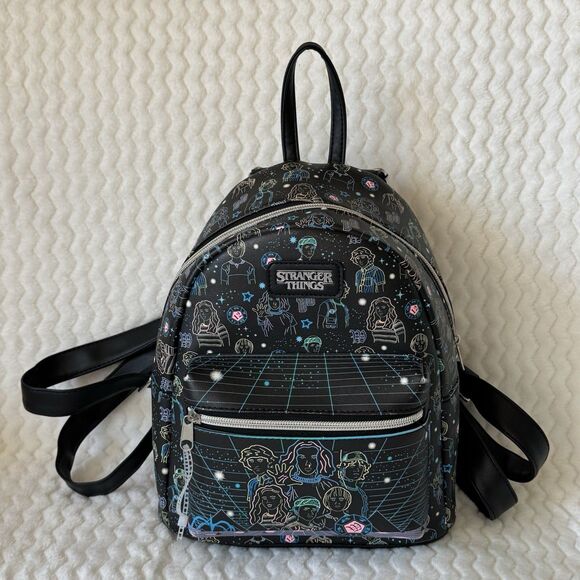 Funko Handbags - Funko Stranger Things Mini Backpack Blacklight & Neon EUC